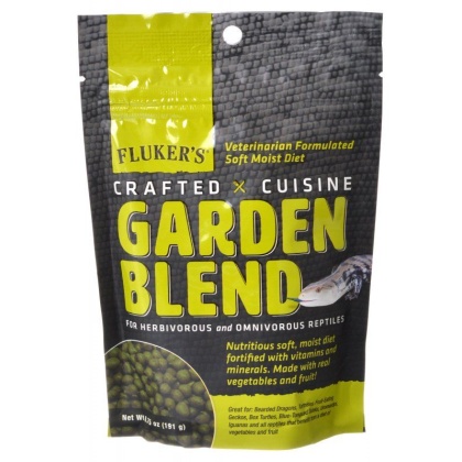 Flukers Crafted Cuisine Garden Blend Reptile Diet