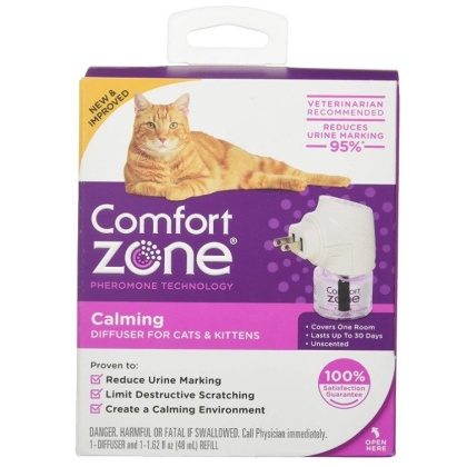 Comfort Zone Calming Diffuser Kit for Cats and Kittens