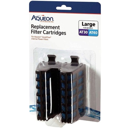 Aqueon Replacement Filter Cartridges for QuietFlow Filters