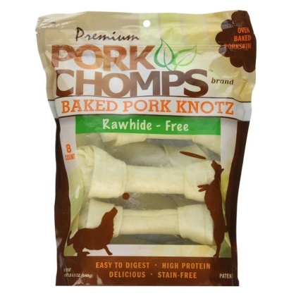 Pork Chomps Premium Pork Knotz - Baked