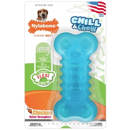 Nylabone Flexi Chew Chill and Chew Dog Toy Wolf