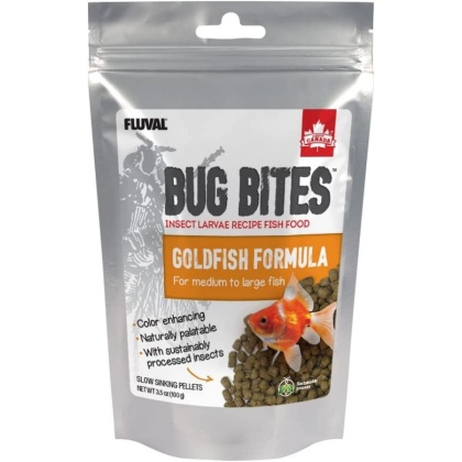 Fluval Bug Bites Goldfish Formula Pellets for Medium-Large Fish