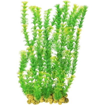 Yup Aquarium Decor Wall of Plants - Yellow & Green