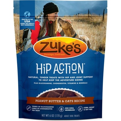 Zukes Hip Action Dog Treats - Peanut Butter & Oats Recipe