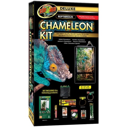 Zoo Med Deluxe ReptiBreeze Chameleon Kit Starter Kit for All Old World Chameleon Species