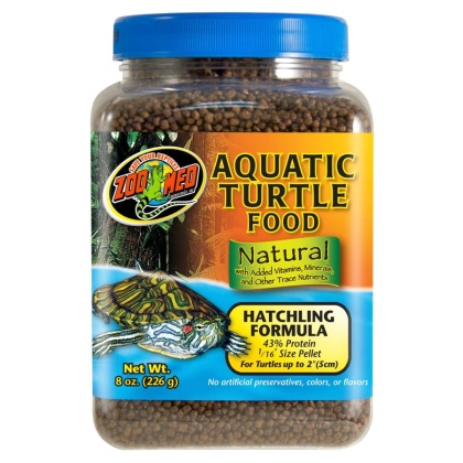 Zoo Med Natural Aquatic Turtle Food - Hatchling Formula (Pellets)